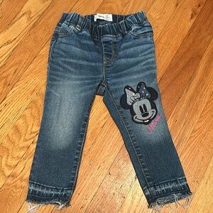 2T Gap Disney MINNIE MOUSE easy pull up jean jeggings